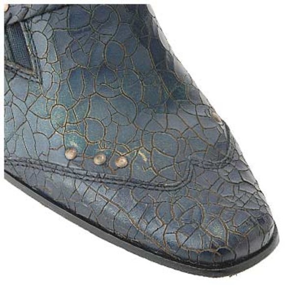 IMPULSE BLUE CRACKED LEATHER SHOES NEW SIZE 12 main image 8